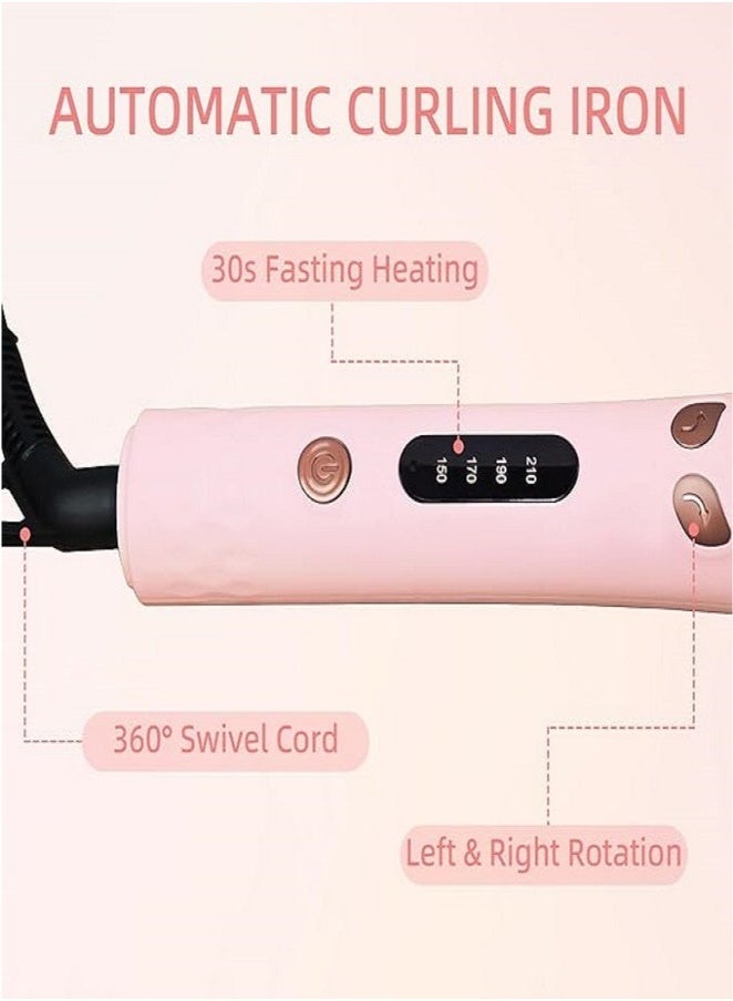 Automatic Curling Wand Rotating Curling Roller,Hair Curler Hair Styling Fast Heating Wand for Medium Long Hair - Image 3