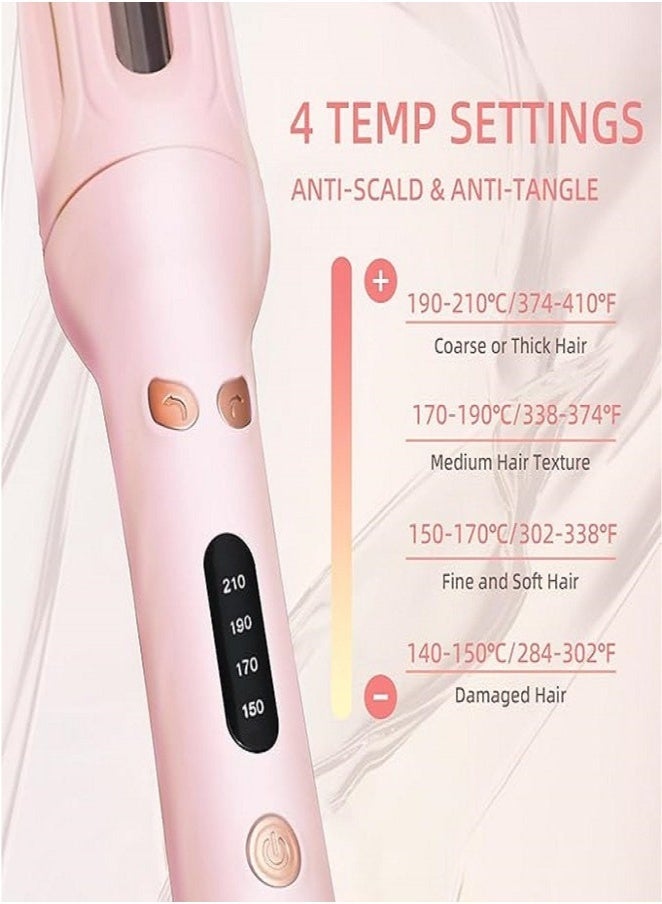 Automatic Curling Wand Rotating Curling Roller,Hair Curler Hair Styling Fast Heating Wand for Medium Long Hair - Image 2
