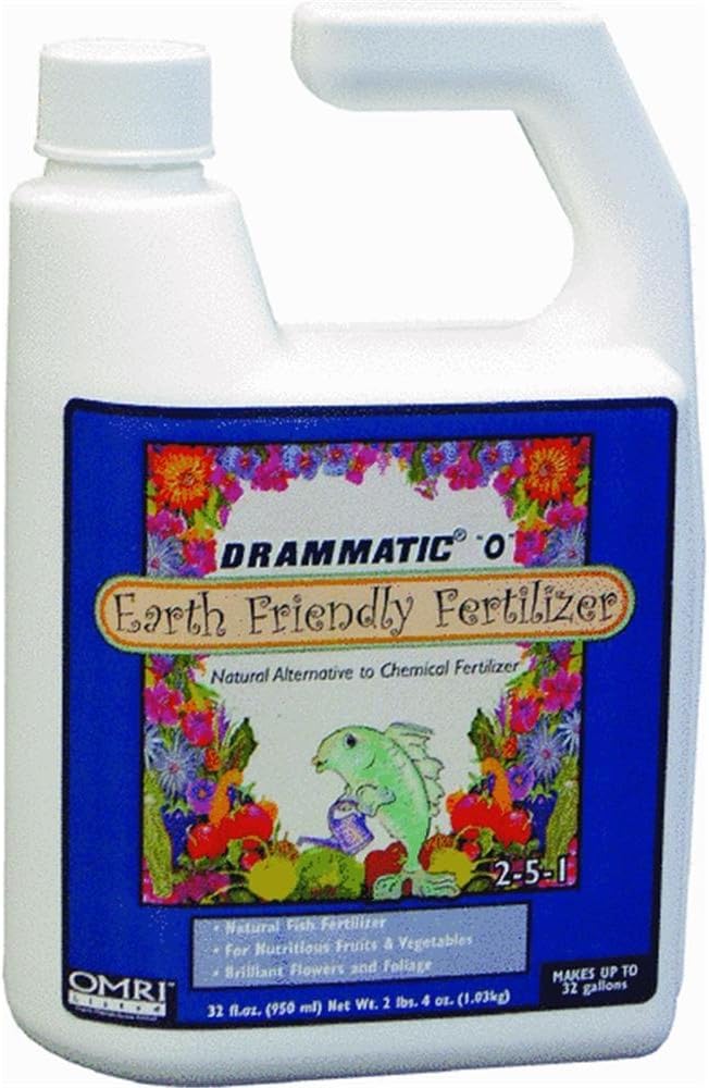 DRAMM CORP 1024000 Dramatic O Organic Fish Liquid Plant Food