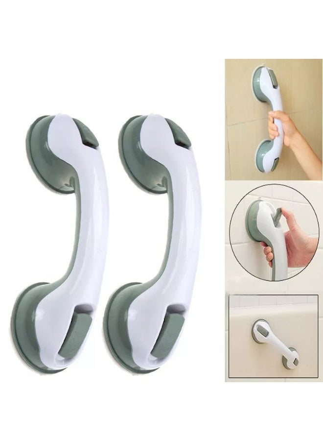 Safety Grab Bar for Bathroom & Shower - Heavy Duty Suction Cup Handle for Seniors & Kids - Non-Slip Portable Support Handle - No Drilling Required - High Quality - Image 5
