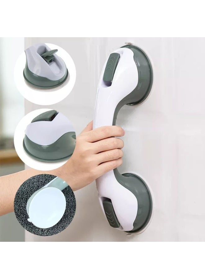 Safety Grab Bar for Bathroom & Shower - Heavy Duty Suction Cup Handle for Seniors & Kids - Non-Slip Portable Support Handle - No Drilling Required - High Quality - Image 3