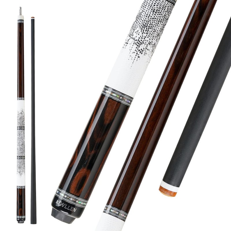 KONLLEN Carbon Fiber Pool Cue AXA Series Handmade Inlay Cues Stick for TournamentLevel Competitions Low Deflection Pool Stick for Professional Players Accurate Stable Easy to Control - Image 2