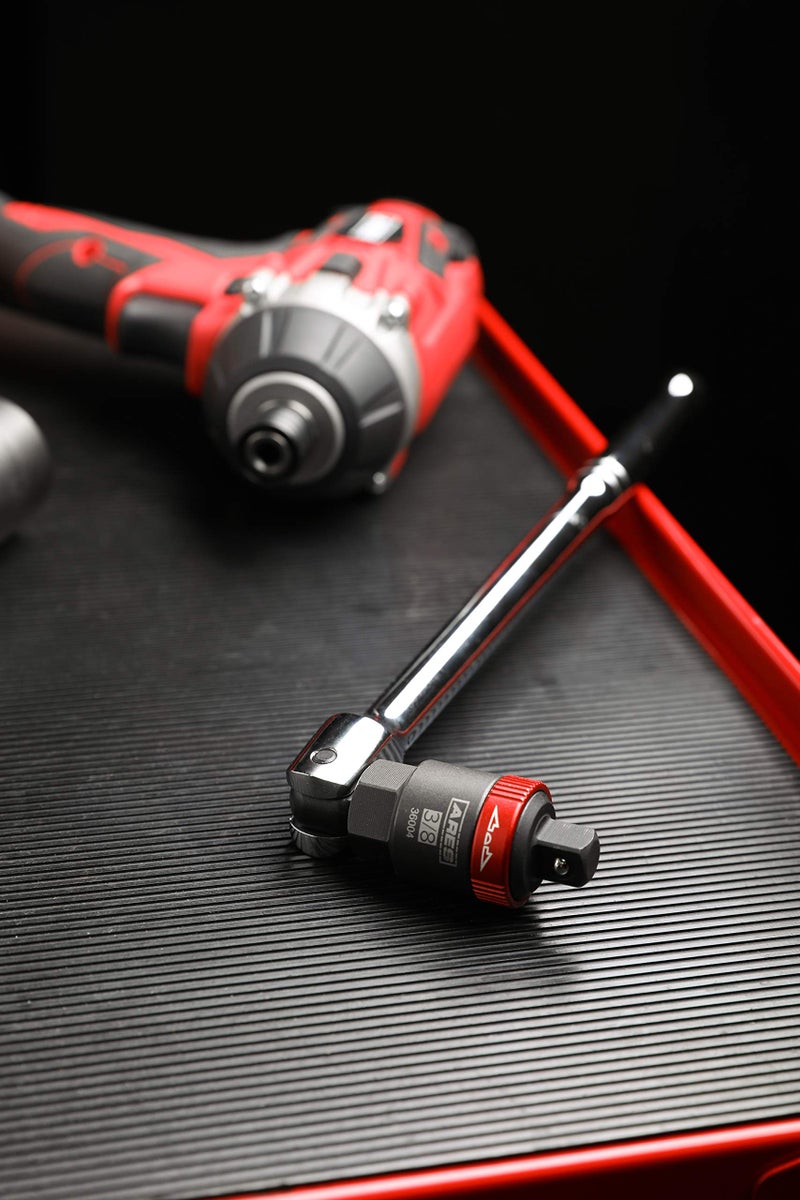 ARES 36004-3/8-Inch Drive Ratcheting Breaker Bar Adapter - Converts Breaker Bar or Sliding T-Handle into Ratchet - Reversible Ratcheting Mechanism with Anodized Switch Collar - Image 5