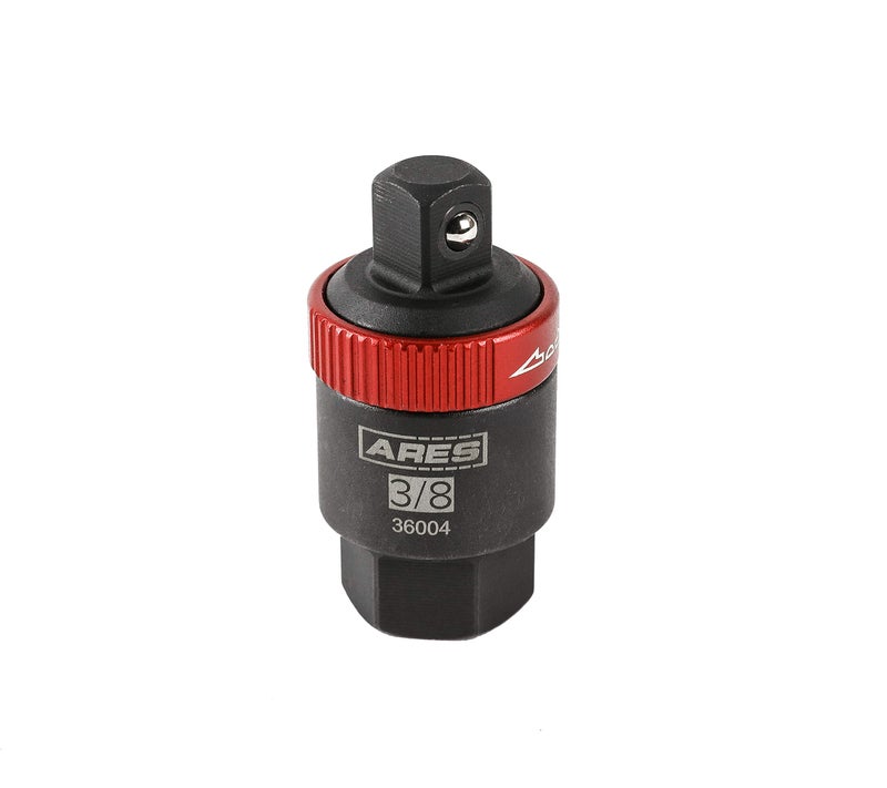 ARES 36004-3/8-Inch Drive Ratcheting Breaker Bar Adapter - Converts Breaker Bar or Sliding T-Handle into Ratchet - Reversible Ratcheting Mechanism with Anodized Switch Collar - Image 1