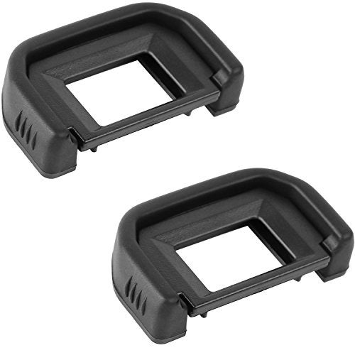 ChromLives Camera Eyecup Eyepiece Replacement Viewfinder Protector Compatible with Canon EF EOS 300D 350D 400D 450D 500D 550D 600D 1000D 1100D 700D 100D Canon Rebel XT XTi XS XSi T1i T2 T2i T3 T3i T4i T5i SL1 - Image 1