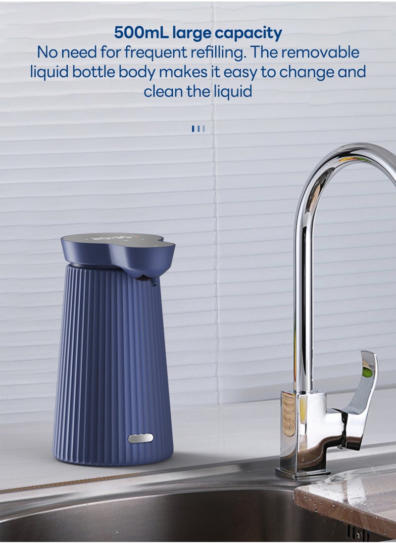 Sharpdo Automatic Smart Sensor Foaming Soap Dispenser Touchless Three-level Adjustment Auto Liquid Soap Dispenser For Bathroom Kitchen Washroom USB Rechargeable  - Image 4