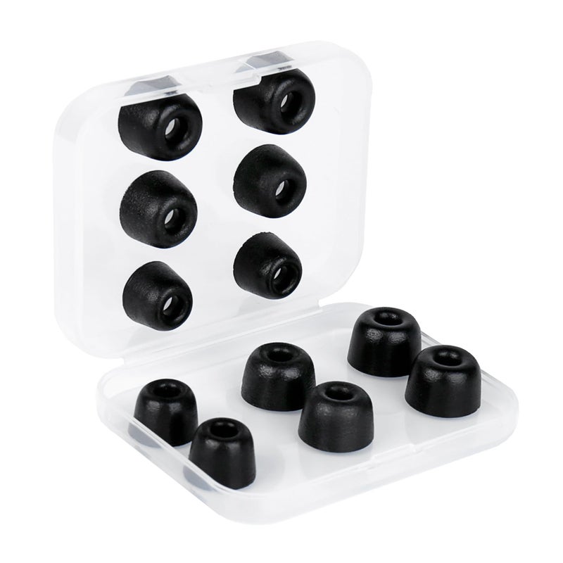 Kinboofi 6 Pairs KBEAR KF01 Memory Foam Eartips, KINBOOFI KZ ZS10 PRO Silicone IEM Eartips Earbuds for KZ ZST ZS10 PRO X AS10 AS24 ZSN PRO X ZS10 PRO2 TANGZU WAN'ER CCZ DC02 DC01-PRO Wired Headphone - Image 1