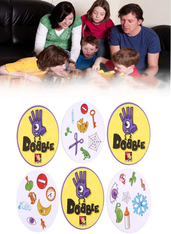 DOBBLE Family Dual Find It English Version Color Image Card Game - Image 4