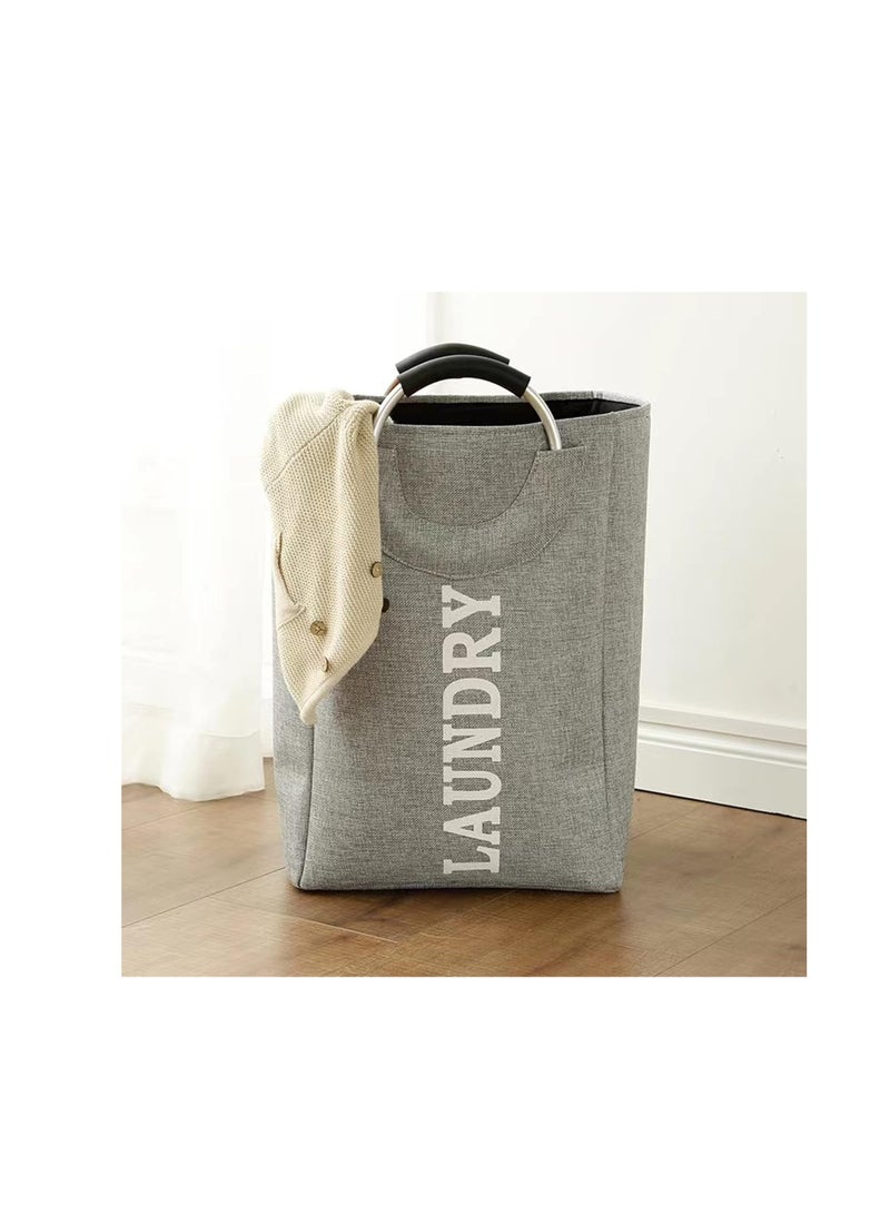 Laundry Basket Bathroom Bin – Washing Baskets for Laundry – Ergonomic Easy Grip Handles Laundry Hamper – Stylish and Modern Designs-Random colors - Image 1