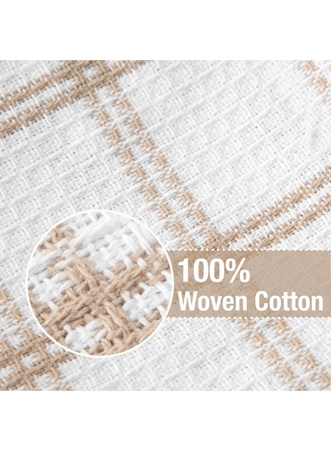 T-fal Premium Waffle Dish Cloths: Highly Absorbent, Super Soft Long Lasting - 100% Cotton, 12"x13" Towel for Cleaning & Drying, (8-Pack), Sand - Image 3