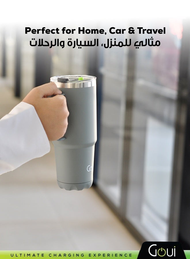جوي كوب حراري من الفولاذ المقاوم للصدأ مع مقبض – عزل مفرغ مزدوج الجدران للمشروبات الساخنة والباردة، سعة 600 مل، تصميم مريح، مانع للتسرب، متين وصديق للبيئة، كوب سفر ممتاز - Image 4
