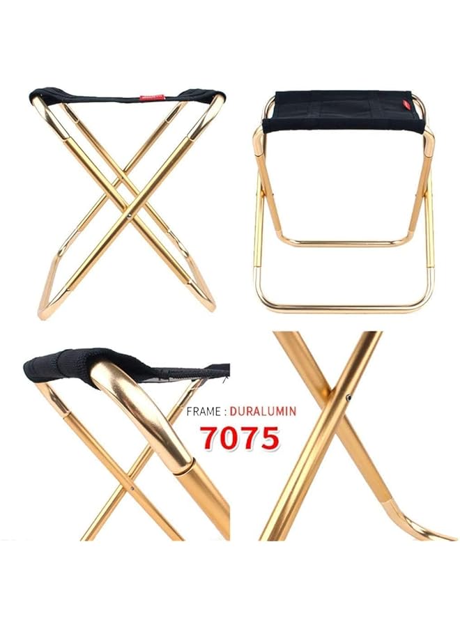 KH  Mini Portable Folding Stool Ultra Light Portable Outdoor Folding Chair Storage Bag for BBQ Party Camping Fishing Travel Hiking Garden Beach - Image 3