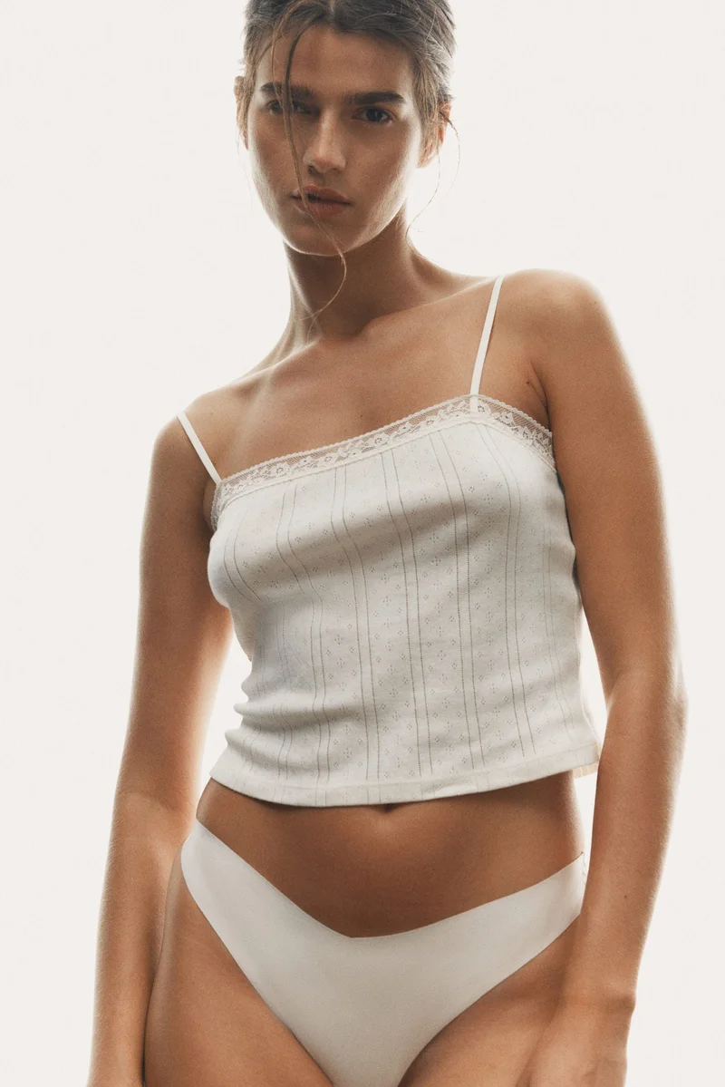 اتش اند ام سروال ثونغ بدرزات غير ظاهرة - عبوة من 3 قطع