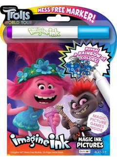 Bendon Trolls Imagine Ink Party Favors For Kids 35 Bulk Set 12 Pk Bundle With Trolls World Tour Mess Free Coloring Books For Girls ; Poppy Trolls Coloring Books Party Supplies  - Image 3