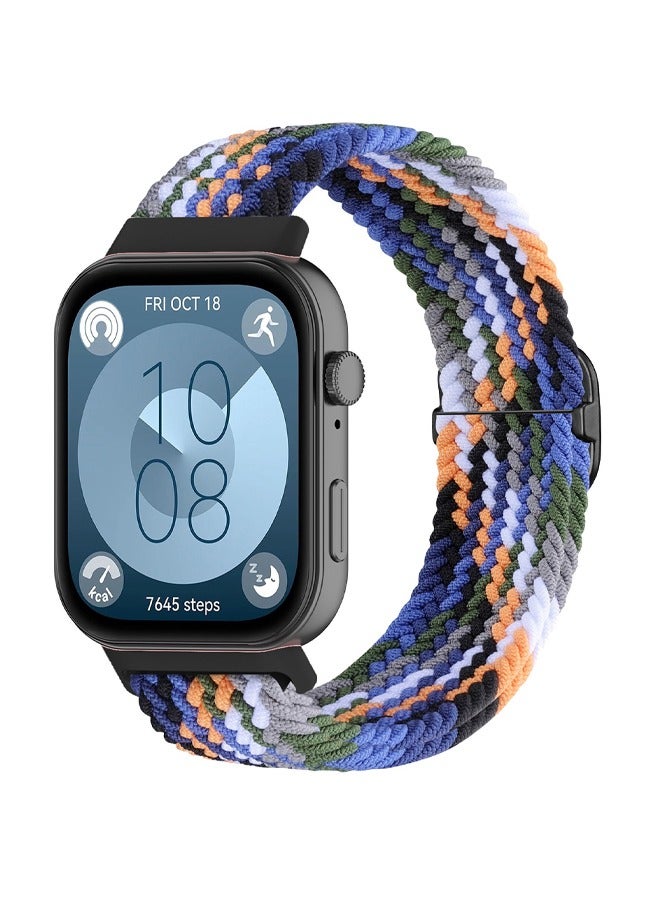 Suitable for Huawei Watch Fit 3/Fit 4/Fit 4 Pro Adjustable Woven Nylon Strap  - Image 1