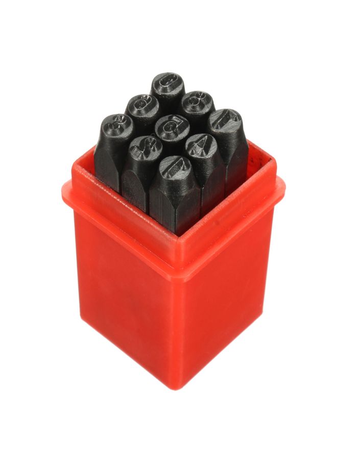 36-Piece Letter And Number Stamp Punch Set Black 0.65kg - Image 4