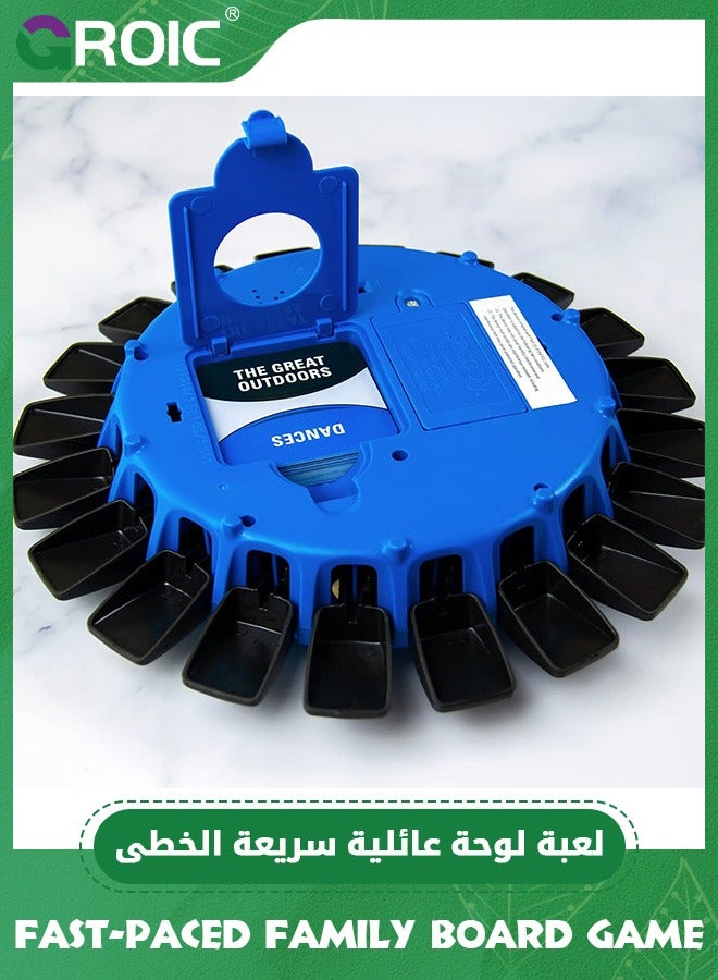 GROIC Word Game with Cards, Fast-Paced Family Board Game for Kids, Choose a Category & Race Against The Timer to be The Last Player, Learning Educational Toys Learning Game for All Ages - Blue - Image 3