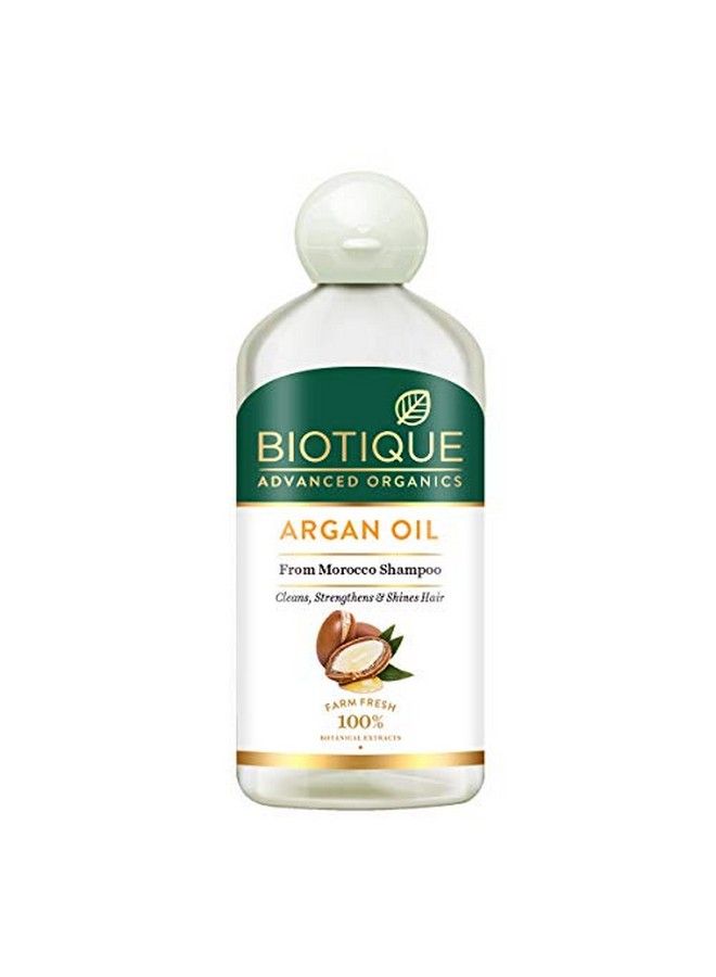 Biotique Argan Oil Hair Shampoo From Morocco (Cleans, Strengthens And Shines Hair), 300Ml - Image 2
