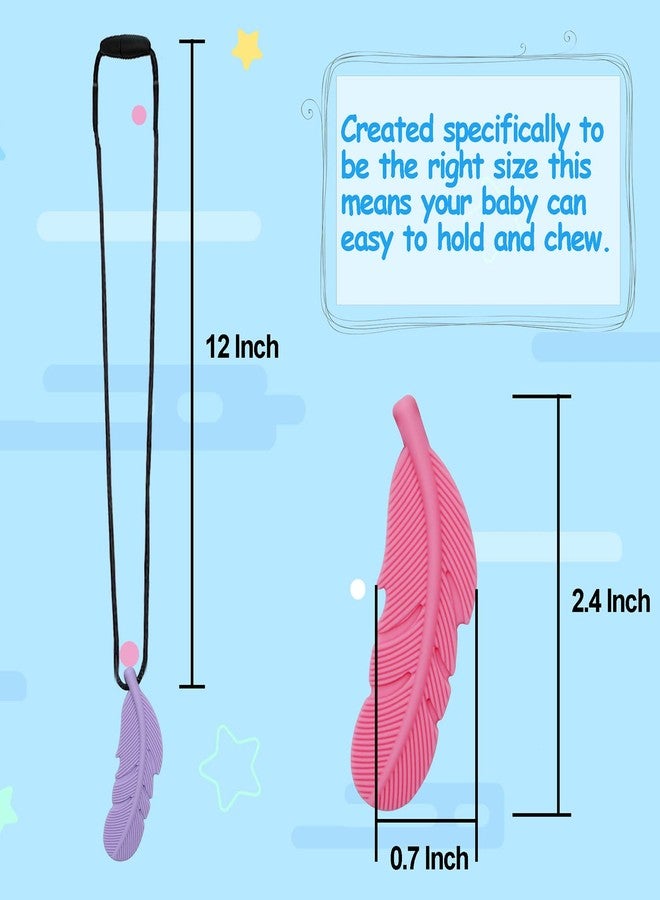 Atsky Chew Necklaces for Sensory Kids, Silicone Chewy Necklace for Autistic Children, 10 Pack Autism Sensory Toys for Boys and Girls, Oral Motor Chewable Toys for Mild Chewers - Image 3