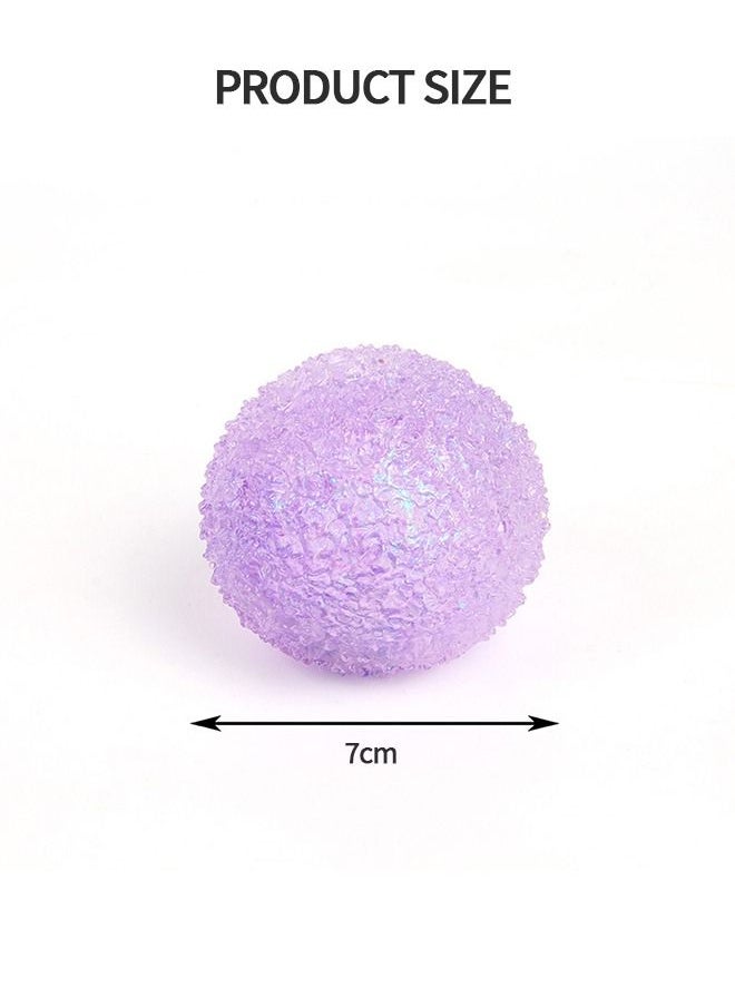 GROIC - Stress Ball Squeeze Durable Glitter Ball Toys, Stress Relief Fidget Toys, Sensory Toys for Children with Anxiety, ADHD, Autism, Super Soft Relaxing Toys - Image 1