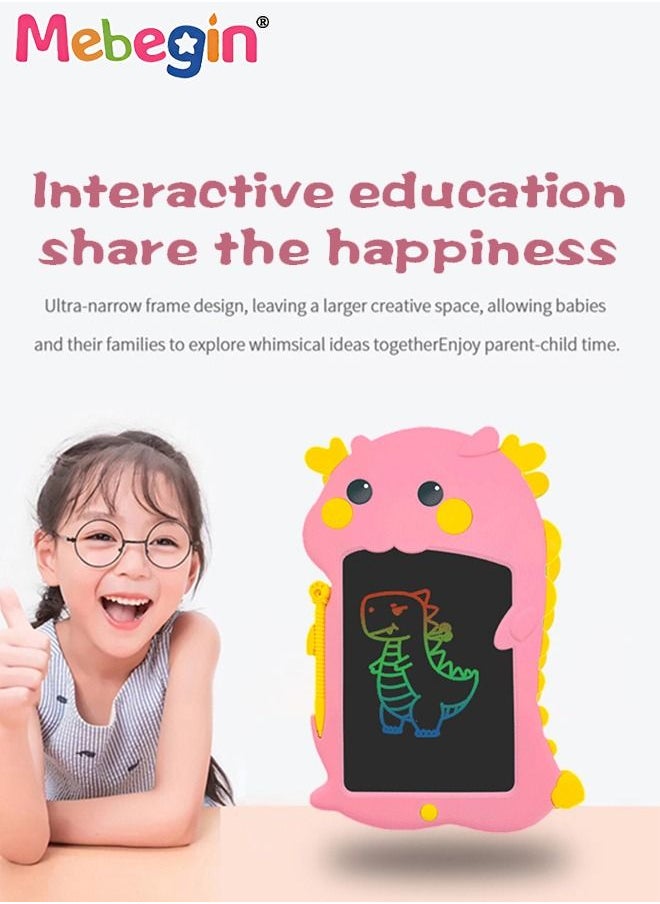 MEBEGIN - 8.5 Inch Writing Painting Board, LCD Drawing Writing Tablet, Creative Dinosaur-shaped Doodle Board, Electronic Drawing Tablet Drawing Pad with One-click Erase Function, Educational Learning Board, Portable Travel Toys, Ideal Gift for Kids - Image 1