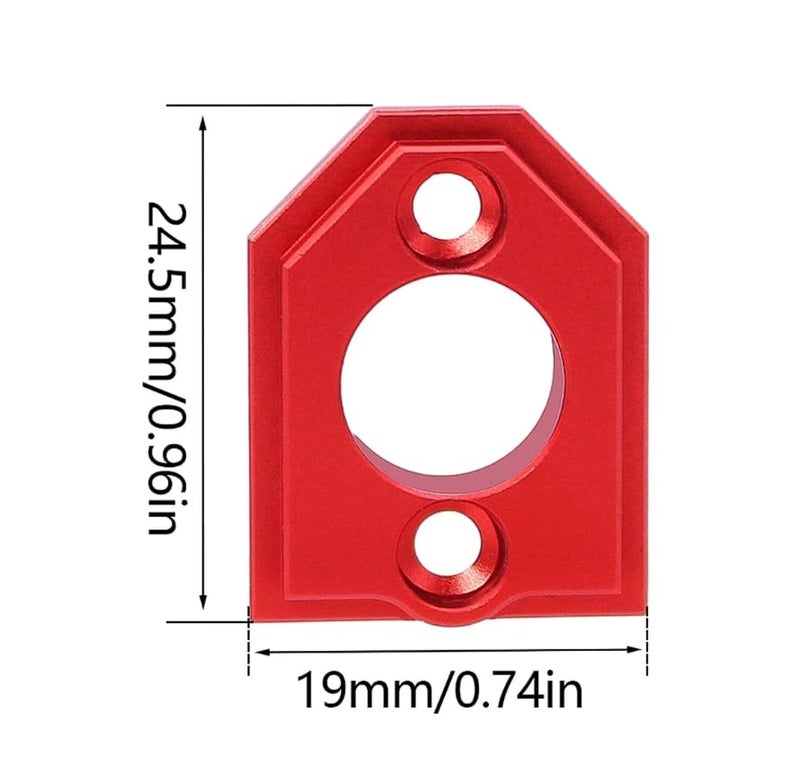 UURCSKY Aluminum Motor Mount Seat for 1/14 MJX Hyper Go 14209 14210 1/16 16207 16208 16209 16210 H16V3 Upgrades Parts（Red） - Image 2