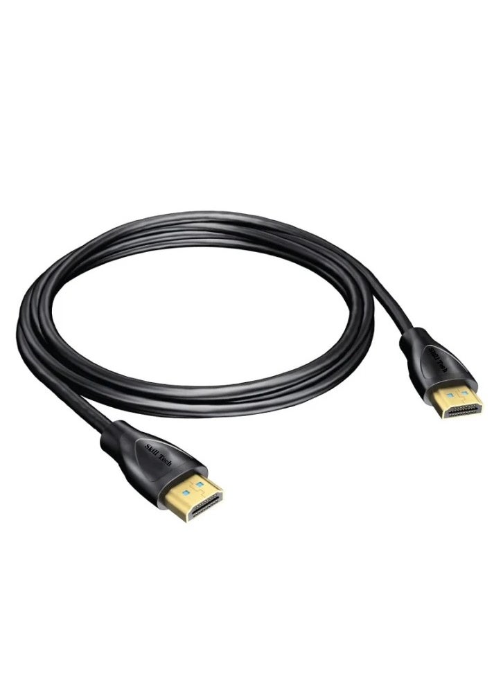 Skill Tech SH HD16CS High Speed HDMI Cable 1.4V with Ethernet, Gold Plated, Black, 4K Support | 1 M length  - Image 1