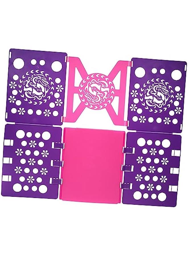 1pc Clothes Folding Board Plastic File Folder Receipt Folder Kids Dress Shirt T Shirt Folder V3 Shirt Folding Board Laundry Folders Board Garments Folding Board Clothing Organizer  - Image 1