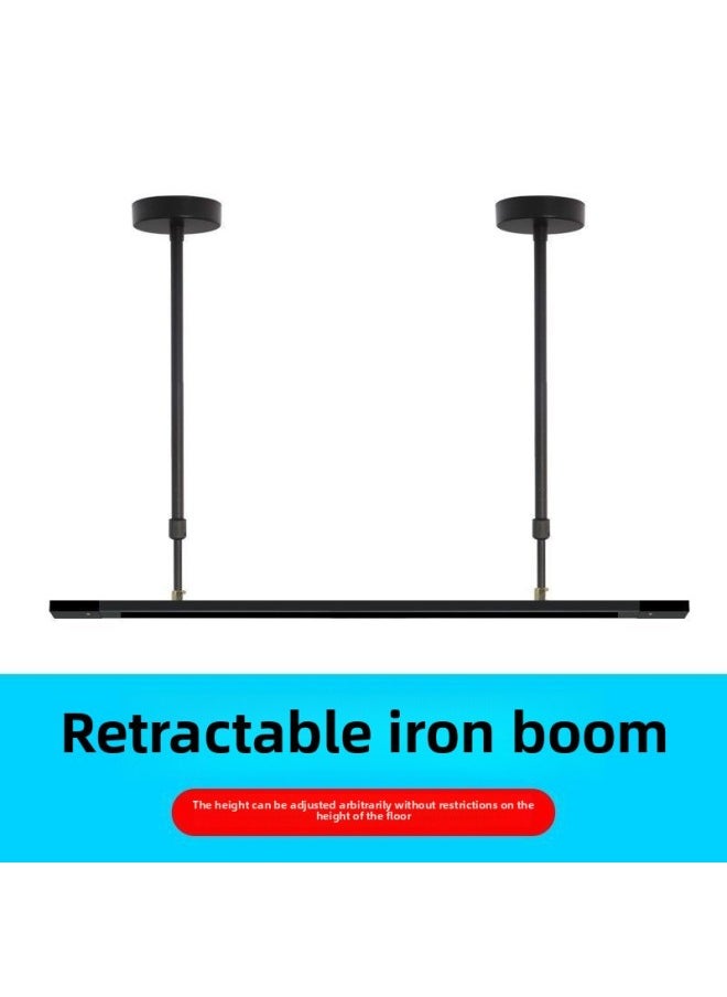 Generic Special Boom For Led Classroom Lights Blackboard Lights Track Spotlights Adjustable Extension Pole Telescopic Pole Boom-Colour:Black Telescopic Pole 50- 1m Single  - Image 1
