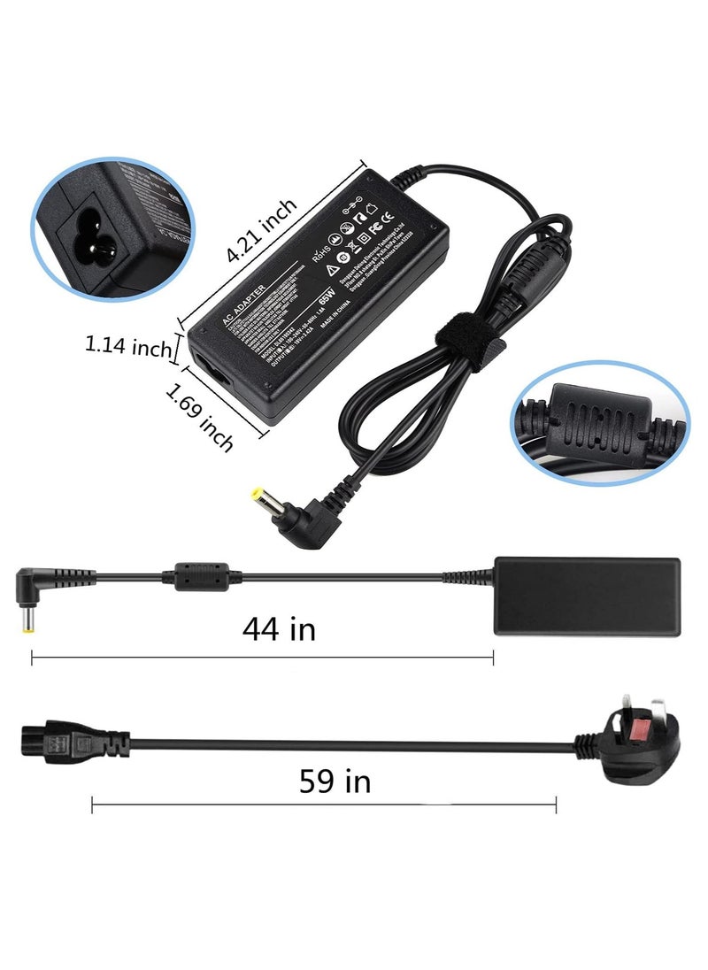 65W Laptop Charger for Toshiba Satellite C50 C55 C655 C675 C850 C855 C855D C875 P50 L50 L55 L55D L75 L300 L305 PA3917U-1ACA PA3714U-1ACA PA5035U-1ACA 19V 3.42A AC Adapter for Toshiba Laptop[5.5x2.5mm] - pzsku/Z0D36D4A49ECA337A9E46Z/45/1741341457/289e386c-33fd-4671-b365-7137f041d7e8