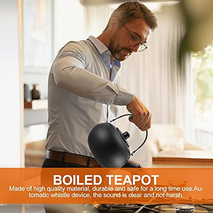 DOITOOL Whistling Tea Kettle Stainless Steel Kettle Whistling Tea Kettle Tea Pot Water Boiling Kettle With Infuser For Stovetop Boiling Teapot - Image 5
