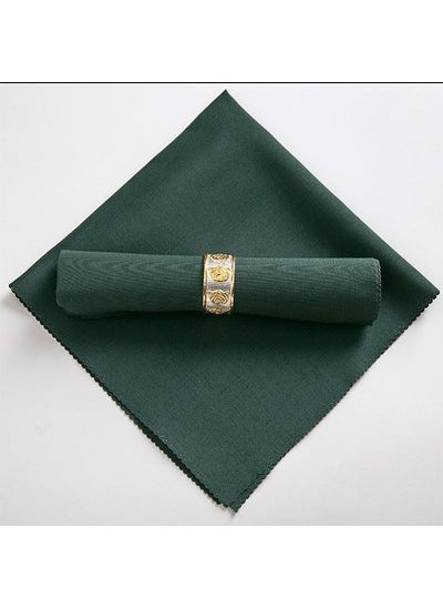 Solid Color Cotton Linen Napkins for Home Sky Blue