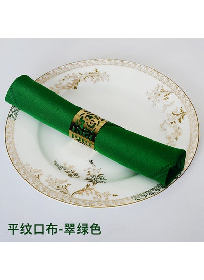 Solid Color Cotton Linen Napkins for Home Sky Blue