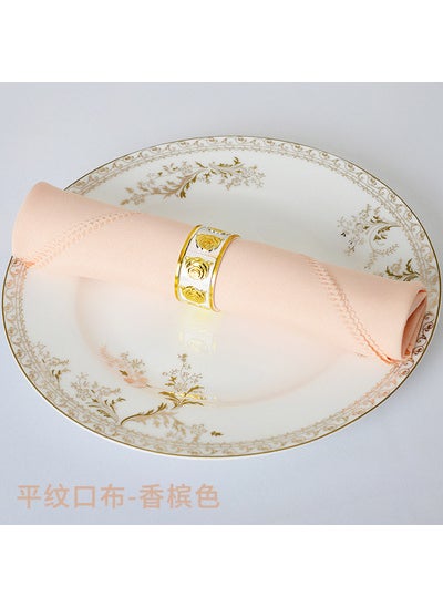 Solid Color Cotton Linen Napkins for Home Sky Blue