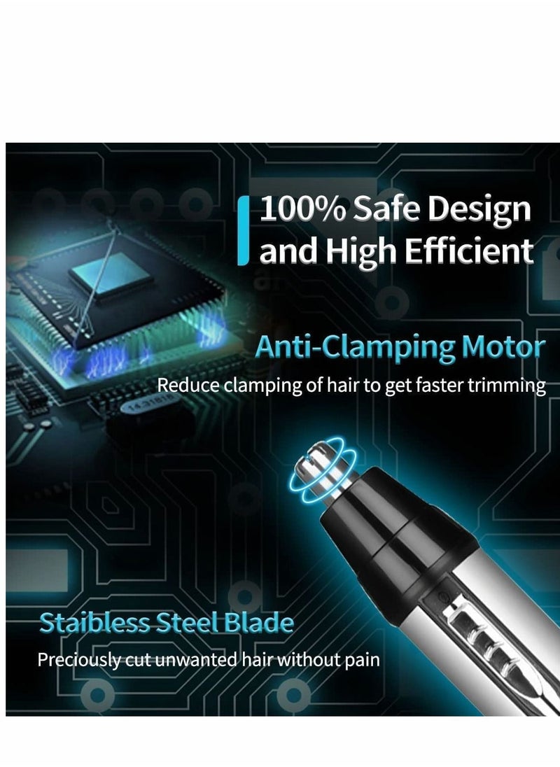 Generic Nose Hair Trimmer, USB Rechargeable Male and Female Easy to Clean With Electric Ear Trimmer (White)  - Image 4