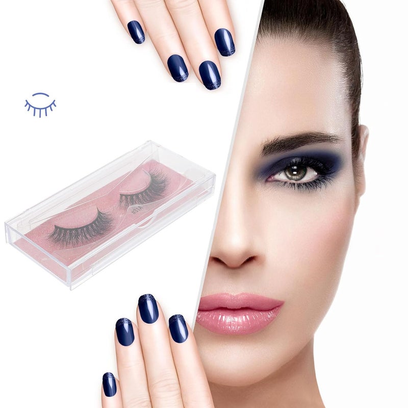 Healeved False Eyelashes Natural False Lash Extensions 1 Pair Middle East Style Dense Women Fake Lash for Daily Makeup - Image 5
