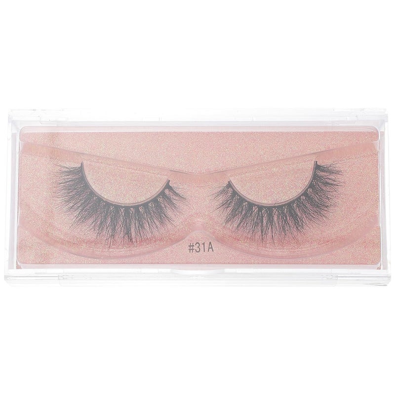 Healeved False Eyelashes Natural False Lash Extensions 1 Pair Middle East Style Dense Women Fake Lash for Daily Makeup - Image 1