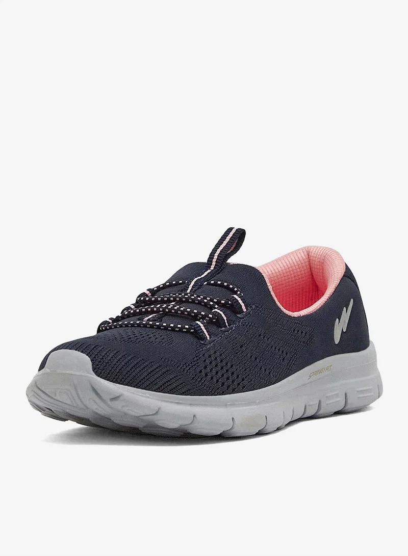 CAMPUS Navy/Pink Women's Slip On Walking Shoes - Lightweight, Minimalist Designed for Elegance for Women | Best Price UAE