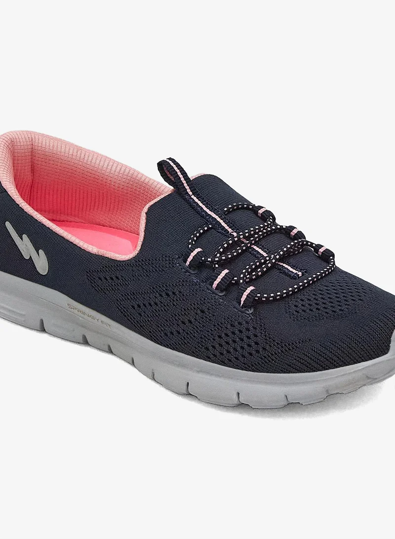 CAMPUS Navy/Pink Women's Slip On Walking Shoes - Lightweight, Minimalist Designed for Elegance for Women | Best Price UAE