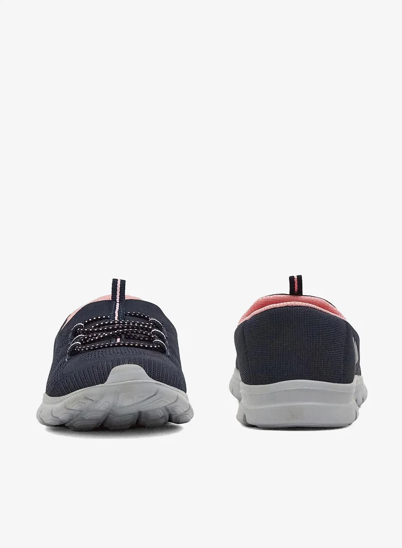 CAMPUS Navy/Pink Women's Slip On Walking Shoes - Lightweight, Minimalist Designed for Elegance for Women | Best Price UAE