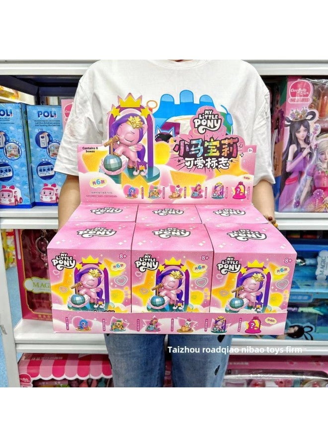بيت الدمية الصغير الأصلي للأطفال، حافلة سحرية، قلعة خيالية، مغامرات - اللون: MLP509 # علامة ماي ليتل بوني اللطيفة 【6 صناديق】 - Image 1