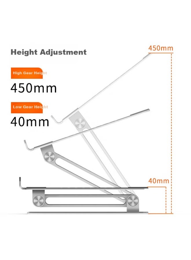 Ecola Aluminum Alloy Laptop Dual Arm Stand A34sv Silver - Image 5