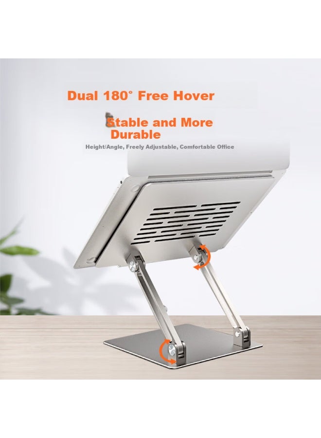 Ecola Aluminum Alloy Laptop Dual Arm Stand A34sv Silver - Image 2