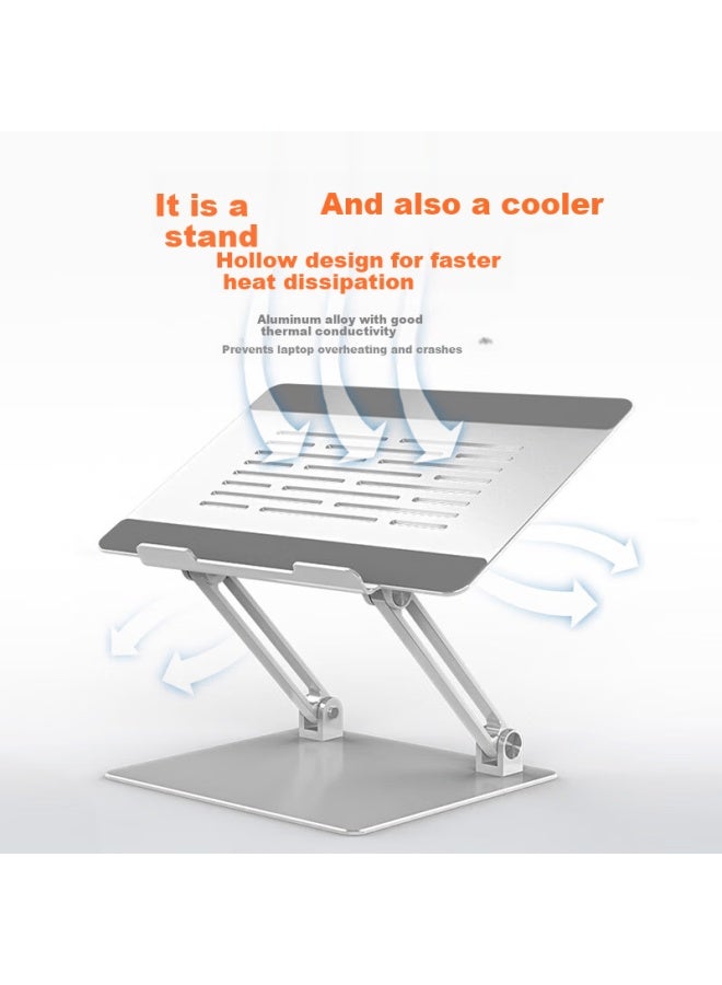 Ecola Aluminum Alloy Laptop Dual Arm Stand A34sv Silver - Image 3