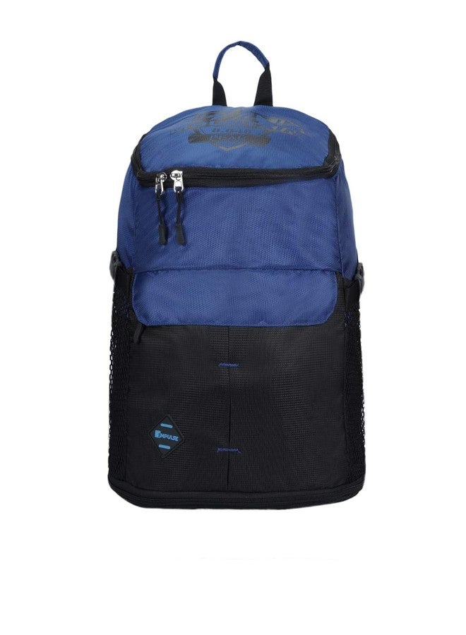 Impulse 23 Ltrs Blue Casual 1 Compartment Backpack (Backpack Mountains Peak Blue) - Image 1