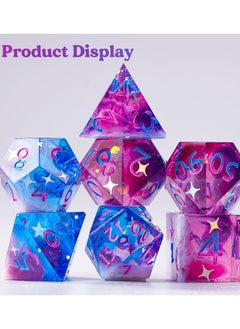 Dice Molds for Resin, Integrated DND Dice Resin Mold with 7 Standard Polyhedral Sharp Edge Dice Cavities, Easy to Making Silicone Molds for Epoxy Resin, DIY Dices Making,Level Up Your Tabletop Gaming - pzsku/Z0D3748C854970A18405BZ/45/_/1694509857/68747c1a-04dc-4a18-9957-c180d959d1ab