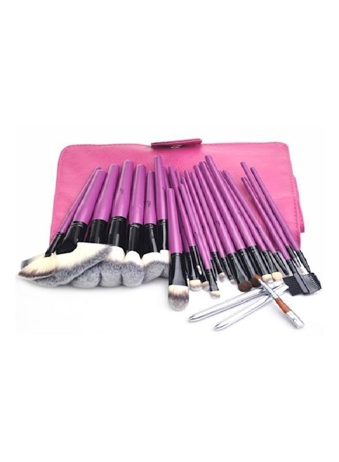 نيبمينينت طقم فراشي لمستحضرات التجميل من 24 قطعة مع حقيبة