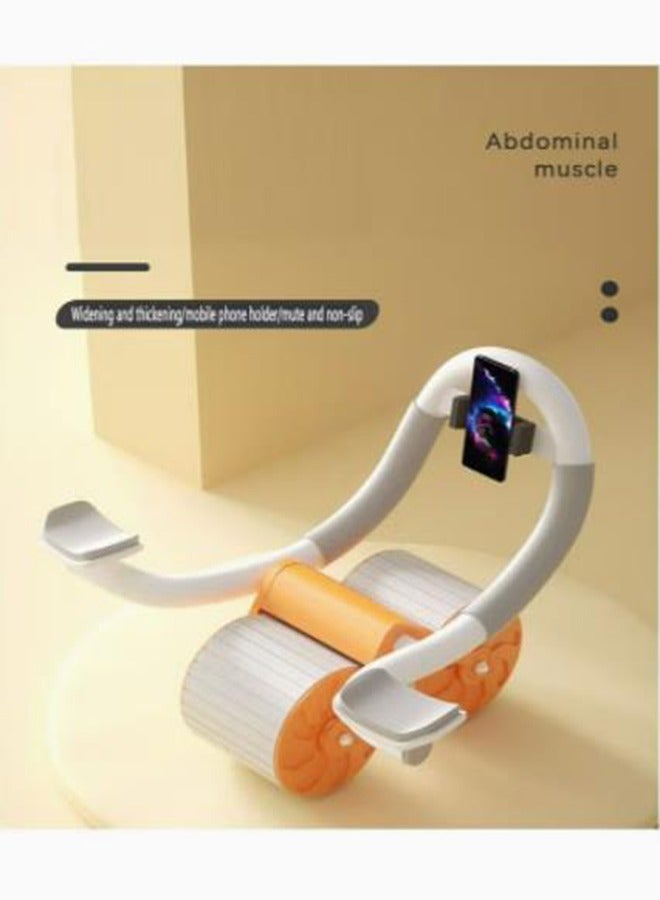 Arabest عجلات تمارين البطن، معدات تدريب قوة عضلات البطن الأساسية للتدريبات المنزلية مع مؤقت دعم الكوع، عجلة تمارين ارتداد تلقائية - Image 5