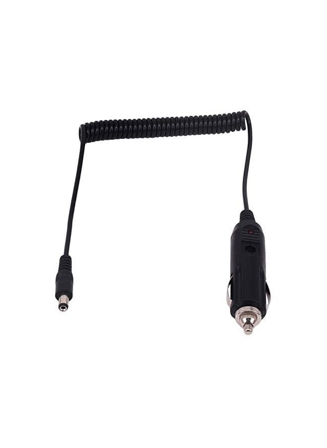 Yeebline - 2-Pack DC 5.5x2.1mm Car Charger 12V 12-Volt Cigarette Lighter Socket Power Supply Adapter Charger Cable for Car Truck Bus Van Boat - Image 1
