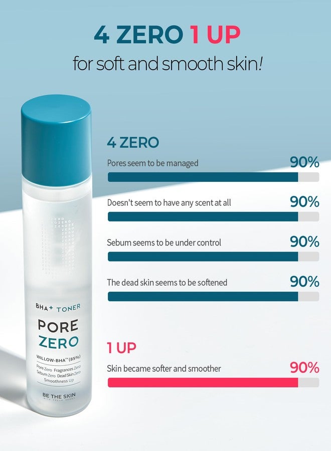 BE THE SKIN كن بشرة بي إتش إيه + تونر يومي مقشر زيرو للبشرة - تونر كوري لتقليص المسام للبشرة المعرضة لحب الشباب - حمض الساليسيليك للمسام والزهم، 5.07 أونصة سائلة. - Image 3
